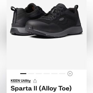 Keen Utility Women’s Sparta II Alloy Toe Steel Grey/Black, 6 Wide